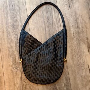 Bottega veneta solstice small look a like Chic Black Woven Hobo Bag